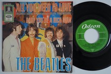 BEATLES All You Need Is Love M- SLEEVE! orig Germany 45 Baby, You're A Rich Man