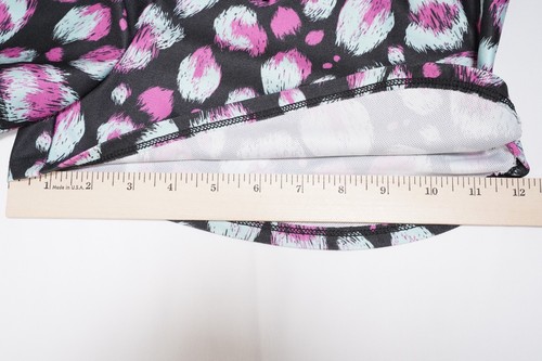Under Armour Girls UA Play Up Printed Shorts Youth Large YLG Black Pink Blue - Picture 8 of 11