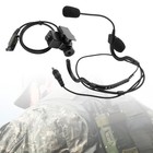 For HYT PD680 PD685 X1E X1P 6Pin U94 PTT 7.1-C8 Rear Mount Plug Tactical Headset