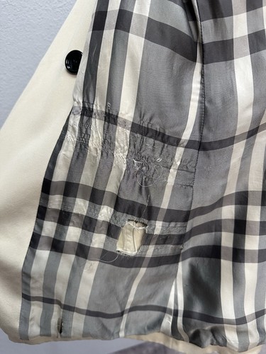 Burberry Women’s Double Breasted Trench Coat Beige Nova Check USA 2 UK 4 ITA 36 - Picture 9 of 13