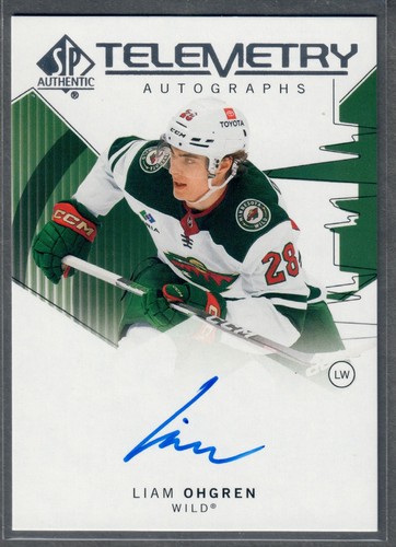 2024-25 Upper Deck SP Auténtico Liam Ohgren Telemetría Automático #T-LO Wild SP
