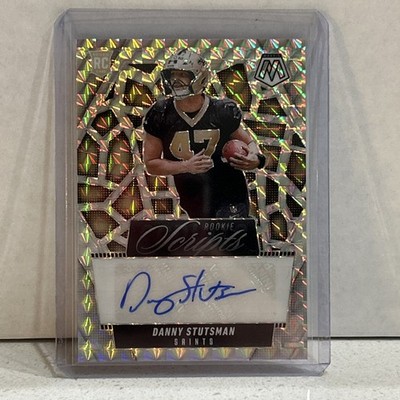 2025 Panini Mosaic Danny Stutsman Rookie Scripts Auto RS-DSN RC Saints