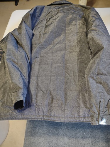 Roundtree & Yorke Men's Quilted Classic Outerwear Jacket - Charcoal Gray - 2XT - Picture 5 of 12