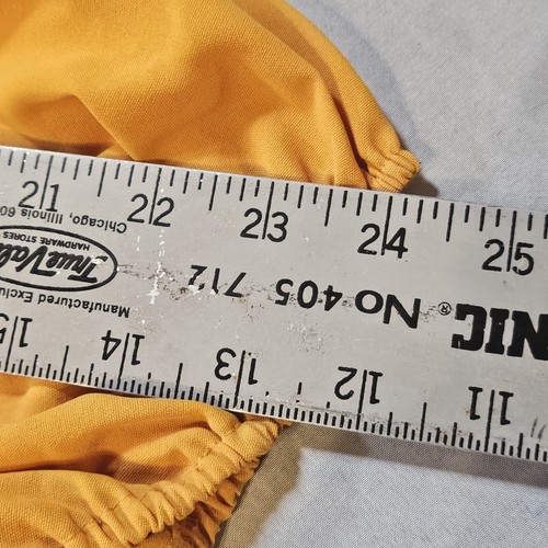 Qearal Women's 2XL V-Neck Chiffon Tunic Blouse Balloon Sleeve Mustard Yellow - Bild 11 von 18