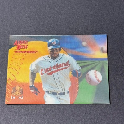 1995 Sportflix UC3 #58 Indians Albert Belle Baseball Card