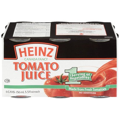 HEINZ Tomatensaft 156 ml/5,5 fl oz., 6er Pack - Bild 1 von 5