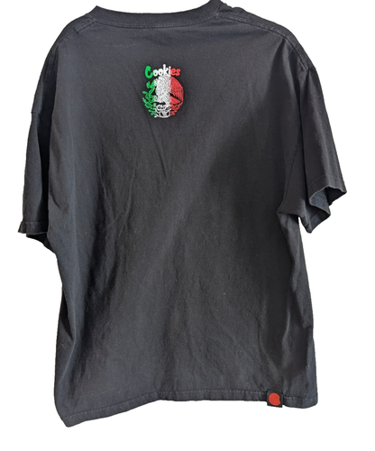 Camiseta Cookies Aztecasunn Azteca México XL Tercer Ojo Negra Bandera Colores - Imagen 2 de 6