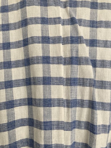 Cawley Studio Emma Cotton Blue/White Checked Ruffle Dress, Size 8-10 - Picture 8 of 8