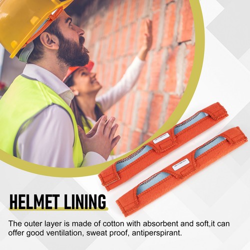 2Pcs Hard Hat Helmet FR Sweatsopad Air Cushioned 20-3200V Sweatband S5J48949 - Bild 2 von 8