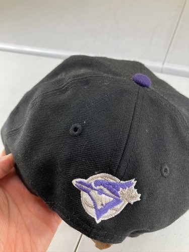 Toronto Blue Jays Hat Cap Snap Back Black Purple MLB Baseball 9FIFTY New Era - Picture 7 of 18