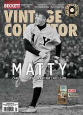 New December/Jan. 2026 Beckett Vintage Collector Price Guide, Christy Mathewson