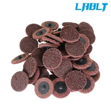 LABLT 50×2" Medium Surface Conditioning Discs Roll Lock Die Grinder Sanding Pads