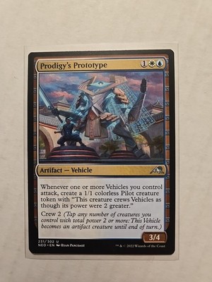 Prodigy's Prototype - Kamigawa: Neon Dynasty - LP - Uncommon - Vehicle - MTG
