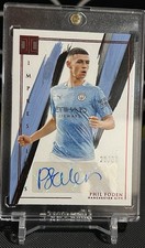 2020-21 Panini Impeccable Premier League Impressions Ruby Phil Foden Auto /35