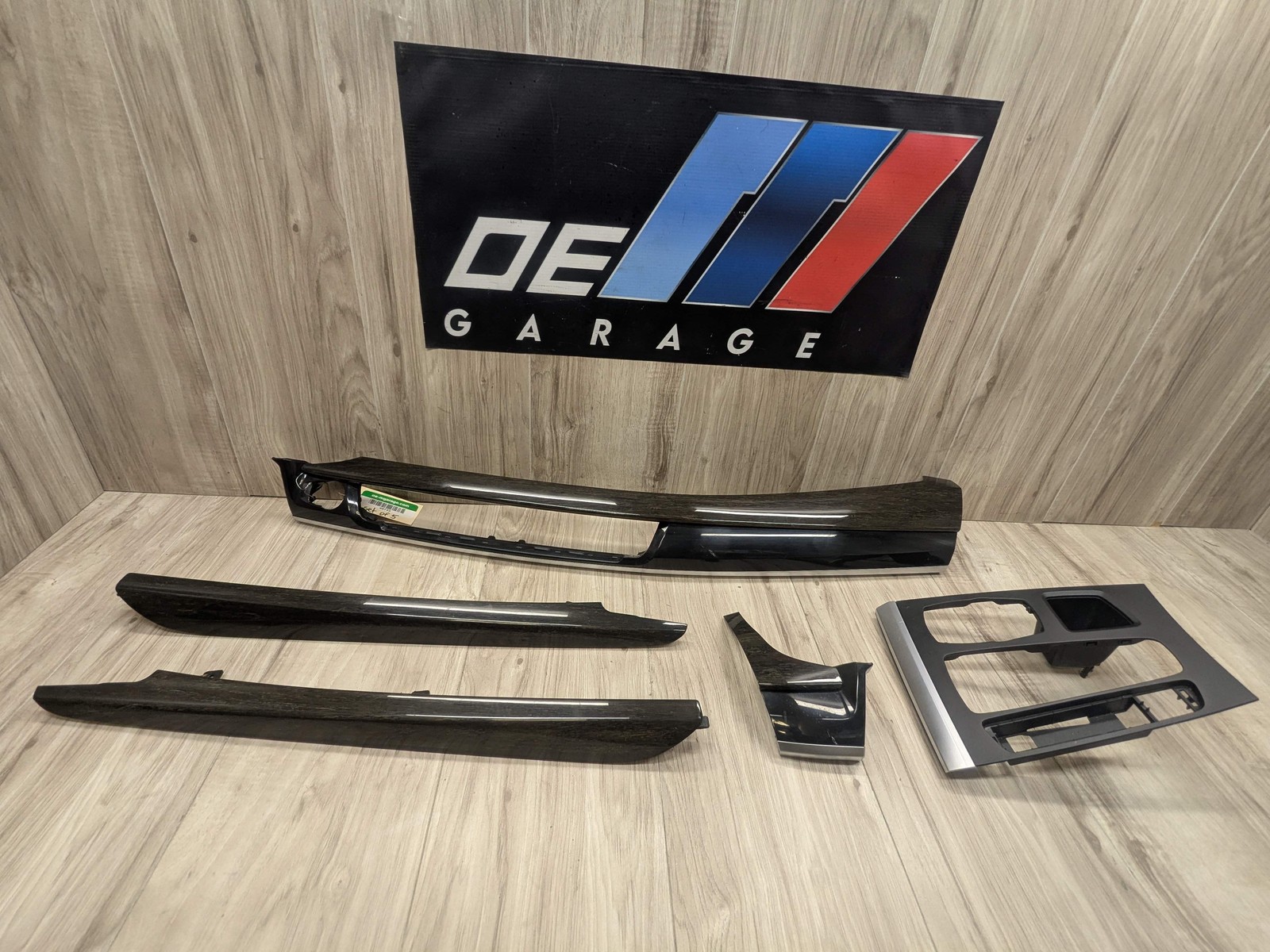 OEM BMW F15 F16 F85 F86 X5 X6 Dash Door Panel Fine Wood Interior Trim Cover SET