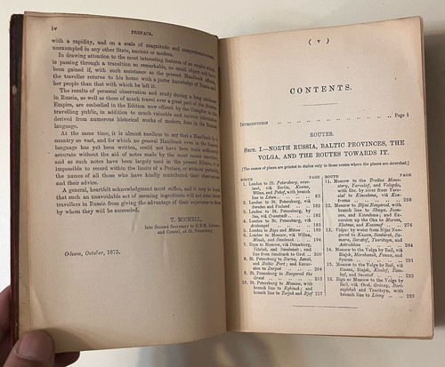 Antique 1875 Murray’s Handbook Russia & Poland Travel Guide w/ 3 of 4 Maps - Picture 15 of 24