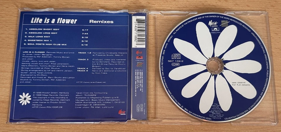 Ace Of Base ‎– Life Is A Flower (Remixes)  - Maxi CD - must have - Bild 2 von 4