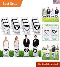 Classic 12-Piece Potato Sack Race Bags for Exciting Wedding Celebrations
