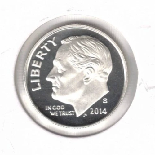 2014-S San Francisco Silver Proof Roosevelt Dime Coin!