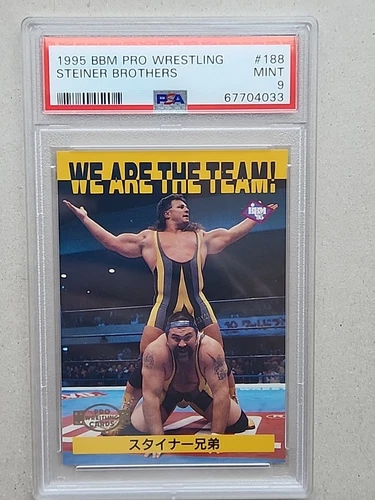 1995 Steiner Brothers PSA 9 BBM Pro Wrestling #188 Rick Scott WWE WWF Breakker 