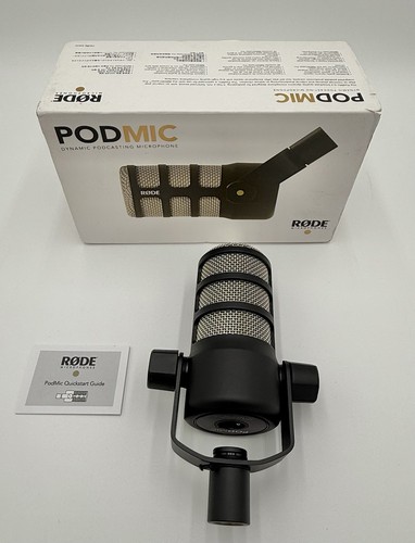 Rode Podmic XLR Mikrofon für Podcasting Neu geöffnete Verpackung