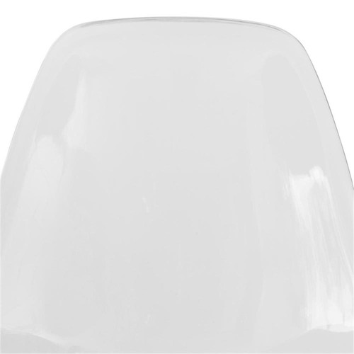 LeisureMod Cresco Modern Eiffel Base Dining Side Chair in Clear Set of 2 - Bild 6 von 9