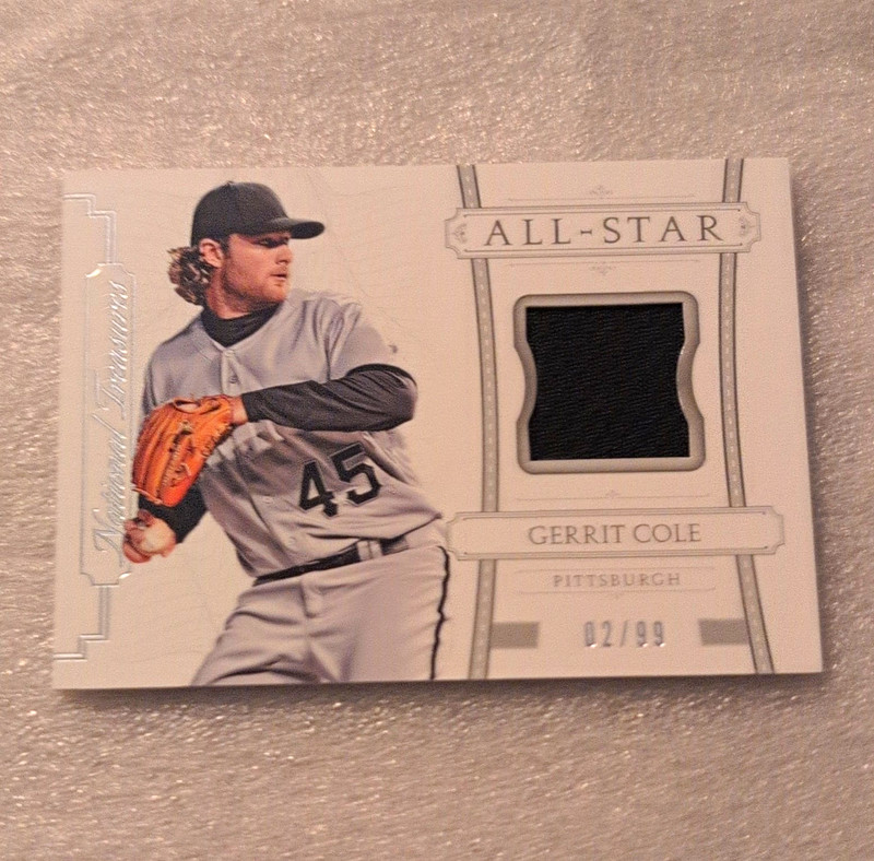 Panini 2015 National Treasures Gerrit Cole Pirates All-Star #16 MEM /99