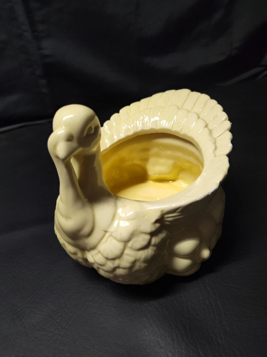 Vintage Turkey Thanksgiving Centerpiece Decor Harvest Fall Tableware