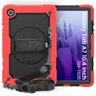 4in1 Tasche für Samsung Galaxy Tab A7 SM-T500 T505 10.4 Zoll Schutzhülle Rot