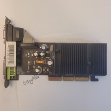 XFX NVIDIA PV-T44A-WANG GeForce 6200 256MB DDR2 GPU Card AGP 8X DVI VGA S-Video