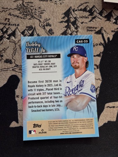 2024 Topps Chrome - All-Etch Bobby Witt Jr. #CAE-25 - Picture 2 of 2