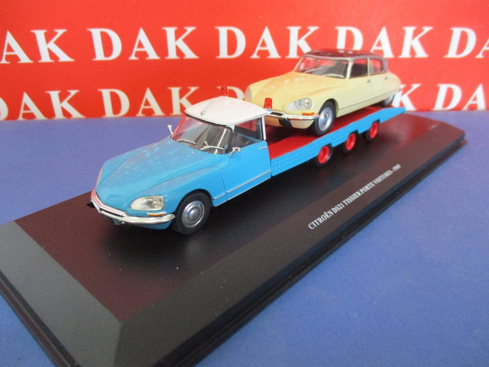 Die cast 1/43 Modellino Auto Citroen DS21 Tissier Porte Voitures + Citroen DS21 - Immagine 2 di 4