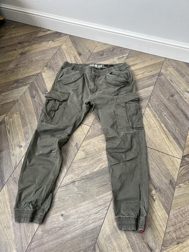 Vintage Alpha Industries Streetwear Cargo Pants - Picture 3 of 15