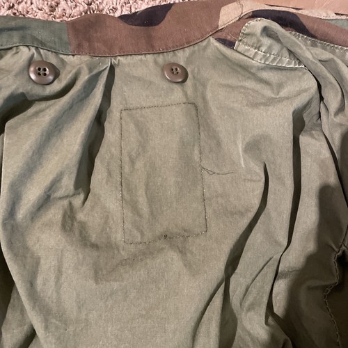 USGI | M65 Field Jacket | Woodland Camo 70s .? With The Liner. See Measurements - Picture 3 of 14