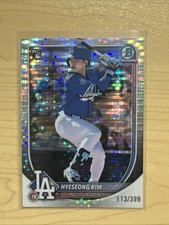 2025 Bowman Chrome Hyeseong Kim RC Pulsar Refractor /399 Los Angeles Dodgers