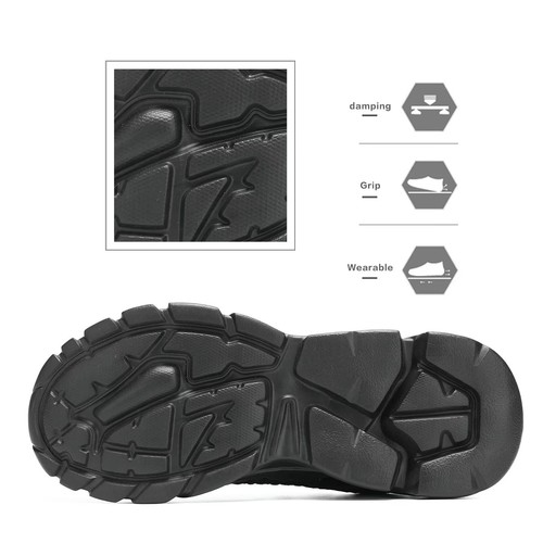 Men's Running Shoes Non Slip Shoes Breathable Lightweight Fashion Sneakers Sl... - Picture 5 of 7