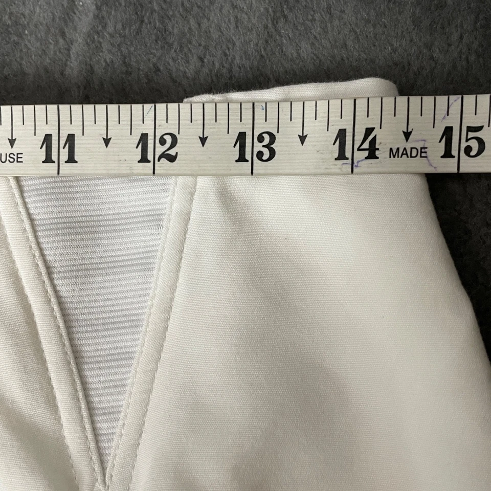 Falda Peter Nygard para mujer 8 blanca con abertura recta inserción elástica Foto 3 de 4