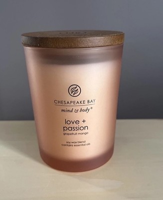 Chesapeake Bay Candle Mind & Body Love Passion Grapefruit Mango Candle 8.8 Oz