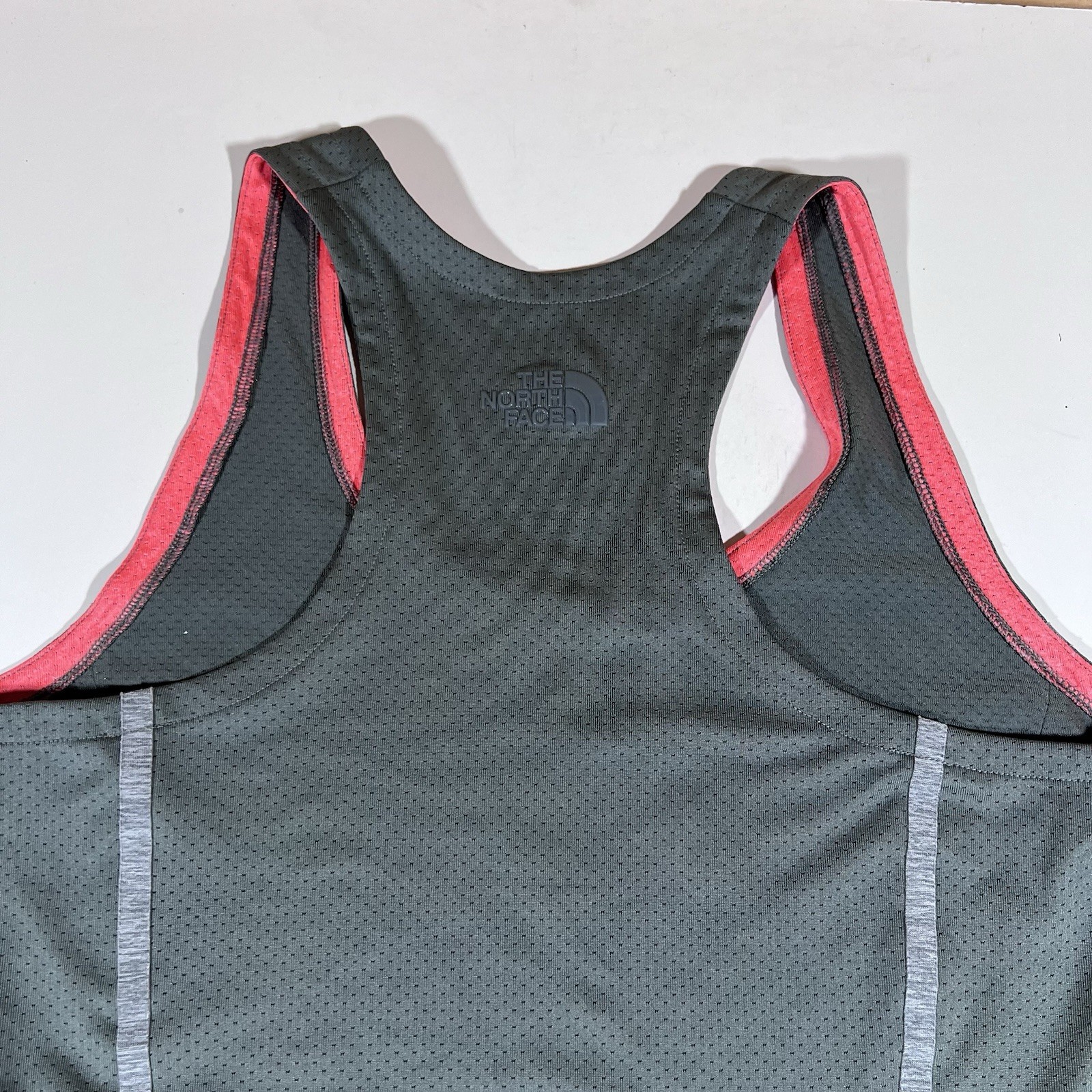 The North Face Racerback Grey Pink Tank Top Shirt Women's Size Medium thumbnail 7