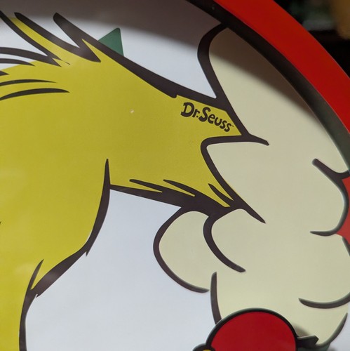 12" THE GRINCH DR SEUSS BATTERY OPERATED CLOCK Perfect For Christmas Works Great - Picture 2 of 5