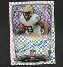 2014 Bowman Chrome /10 Rookie Xfractor Refractor Auto Jeremy Hill #9 Auto RC