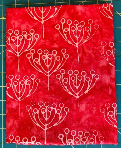 Moda HOMETOWN GIRL Batiks by Pat Sloan - 1 Yard Cherry Red