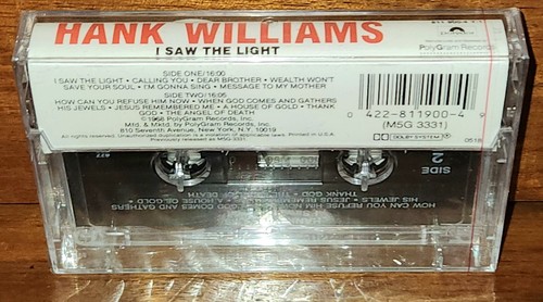 Lot 3 NEW Cassettes- HANK WILLIAMS: 40 Greatest Hits Vol 1 & 2 + I Saw The Light - Picture 18 of 22