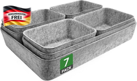 Schubladen Organizer Set Filz 8 StüCk FüR BüRo Schminktisch & KüChe