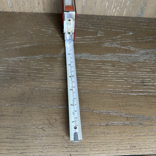 Vintage Stanley Mabo Nivometre Tape Measure Level Bubble France RED Rare - Imagen 7 de 14