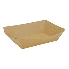 Darling Foodservice Coated Kraft 5 Lb Food Tray - 500 / CS