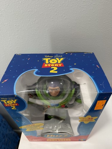 Disney Pixar Buzz Lightyear Ultimate Talking Room Guard mit Ständer Vintage - Bild 2 von 6