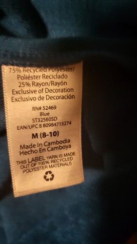 Sweet Treasures Womens Top Cropped Teal crushed velour PJ Hoodie S Sleeve comfor - Picture 12 of 24