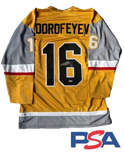 Pavel Dorofeyev Signed Autographed Vegas Knights Custom Hockey Jersey PSA DNA