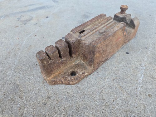 Vintage QUEEN Gusseisen Sichelstange Vierkant Kettenbrecher 45RB Pressblock Nietzange - Bild 5 von 10